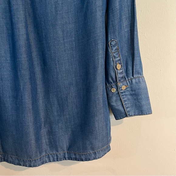 Chicos Touch Of Cool Denim Tunic size 0 - Picture 11 of 11